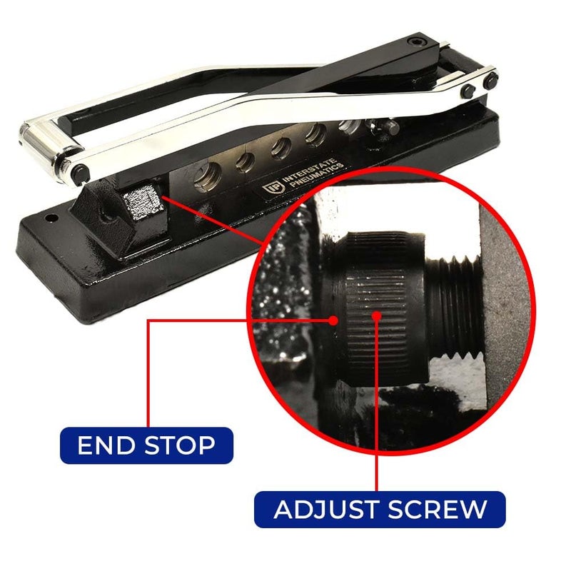 Interstate Pneumatics H8 Heavy Duty Standard Hose Crimper with 5 Dies - Image 3